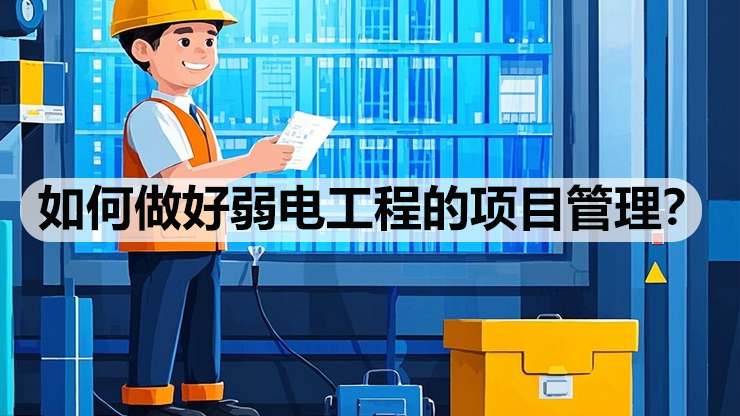 如何做好弱電工程的項(xiàng)目管理？
